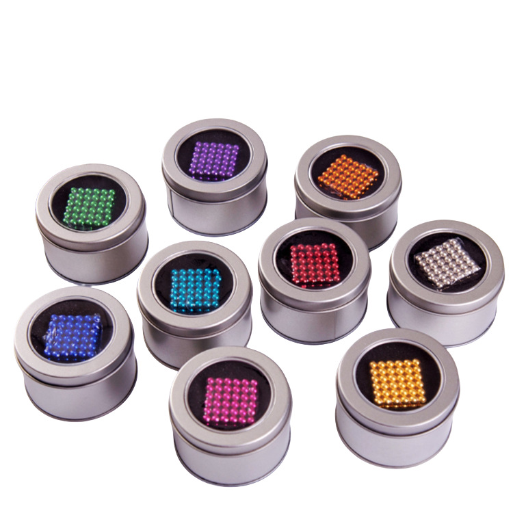 Colorful Bucky Balls 3-5mm Soft Magnets Magnetic Balls Strong Magnetic Attraction Iron Stone/Magnet Magnetic Beads Creative Construction