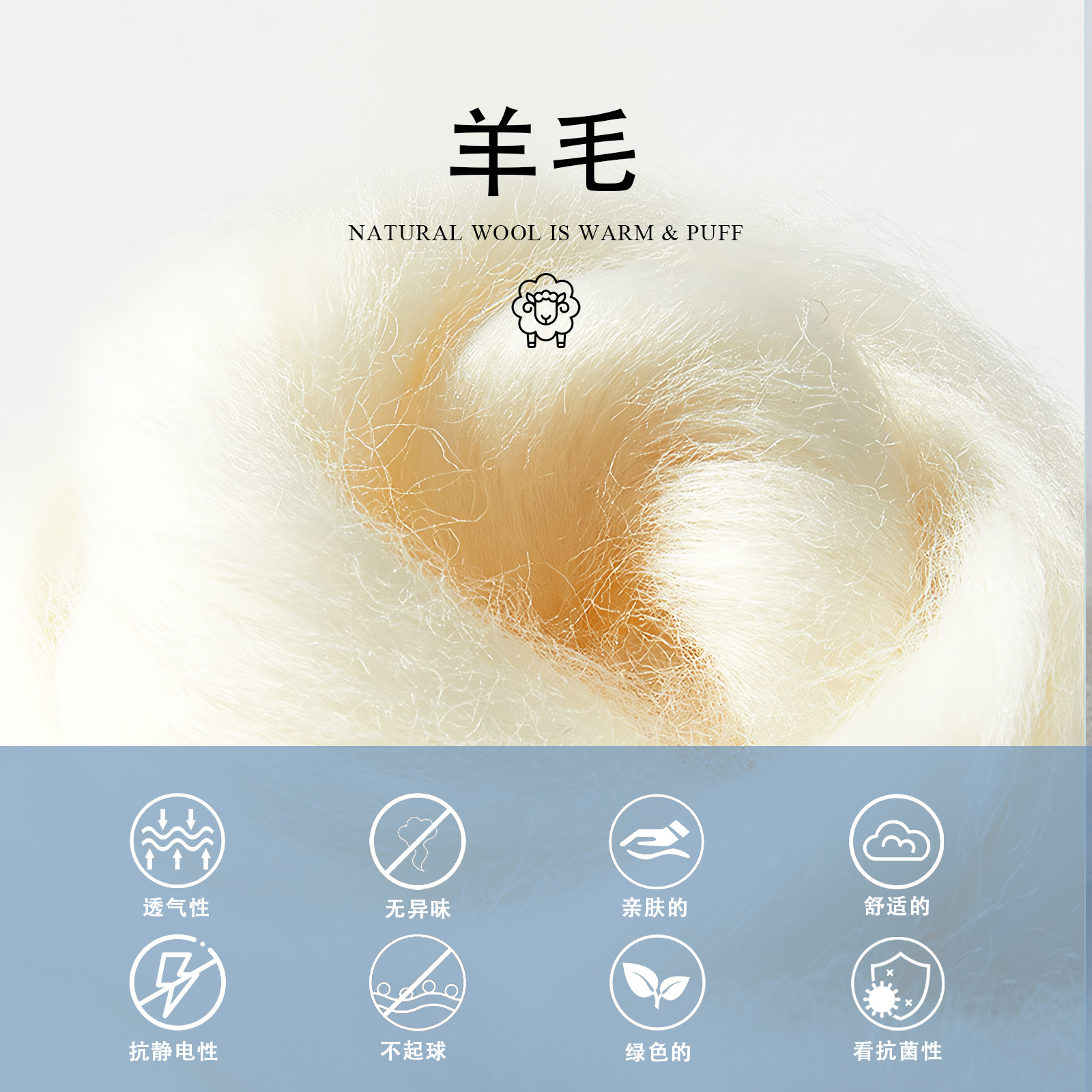 Ватин из шерсти и хлопка, натуральная шерсть с хорошей эластичностью, наполнитель для одежды, наполнитель для одеял домашнего текстиля, наполнитель для игрушек, на заказ