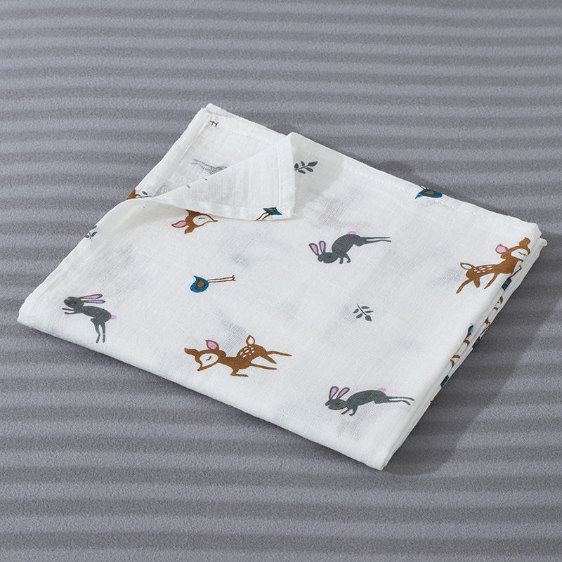 checkered towel cotton gauze bath towel baby newborn gauze thin wrapping towel amazon swaddling cloth without fluorescent agent