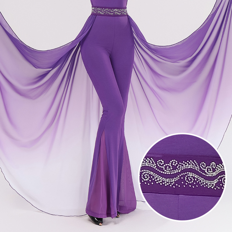 Body Etiquette Clothing Gradient Waist Seal Waist Towel Belt Training Clothing Dance Clothing Show Waist Gauze Female Star Gait Vacation Gauze