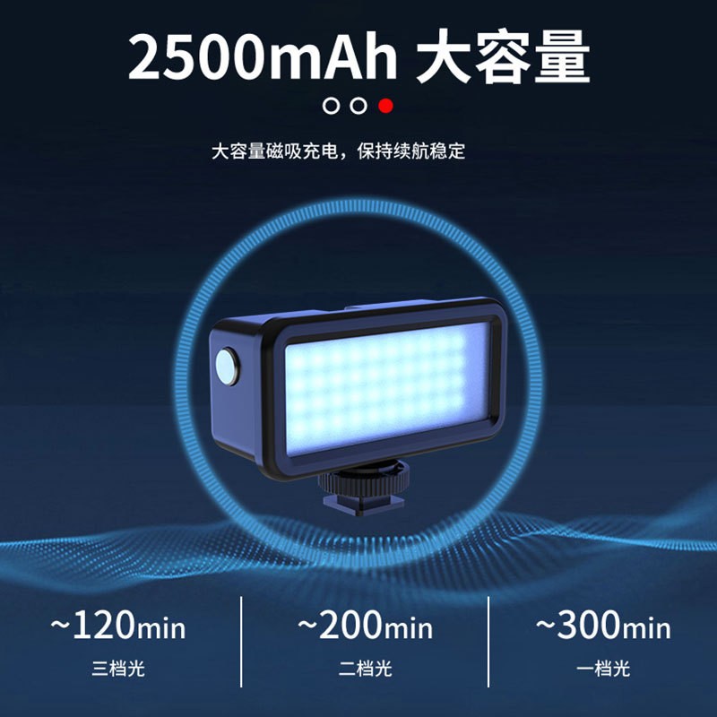 Diving Photography Fill Light Suitable for Gopro Sports Camera Dji Action5 Underwater Photography Waterproof Lighting