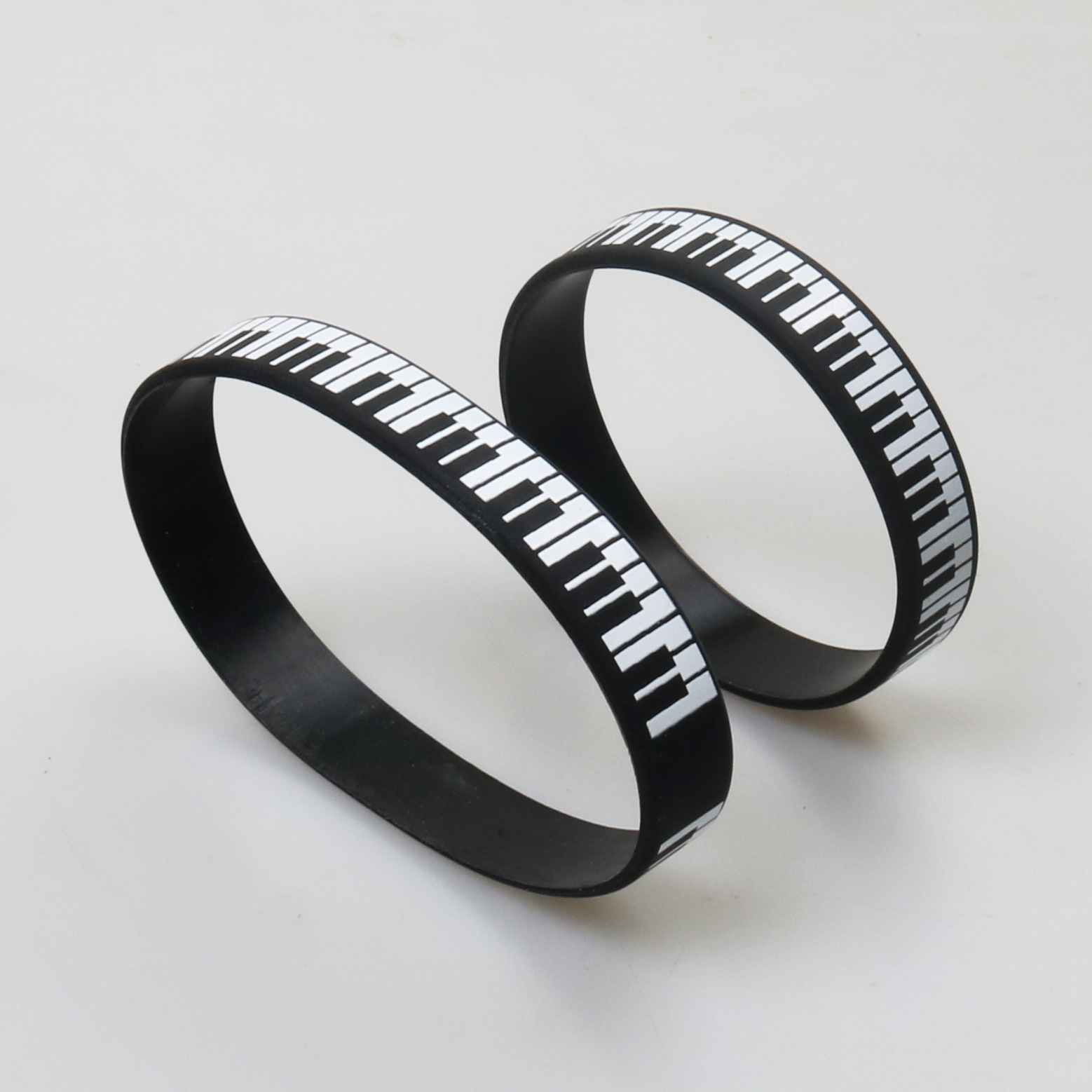 Musical Note Silicone Bracelet Piano Inspirational Popular Fashion Rubber Gift Wristband Large and Small Music Family Toy