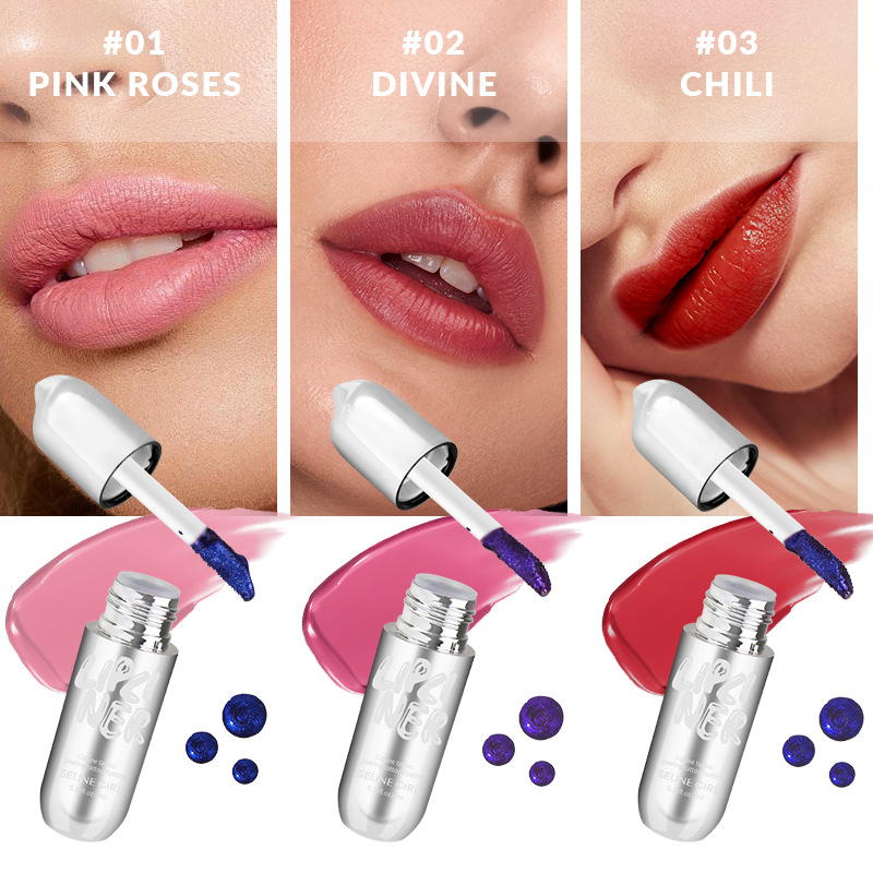 Кросс-Бордер Celine Неприлипающая губная помада Увлажняющий узор Вышивка Отслаивающийся блеск для губ Легкий в использовании