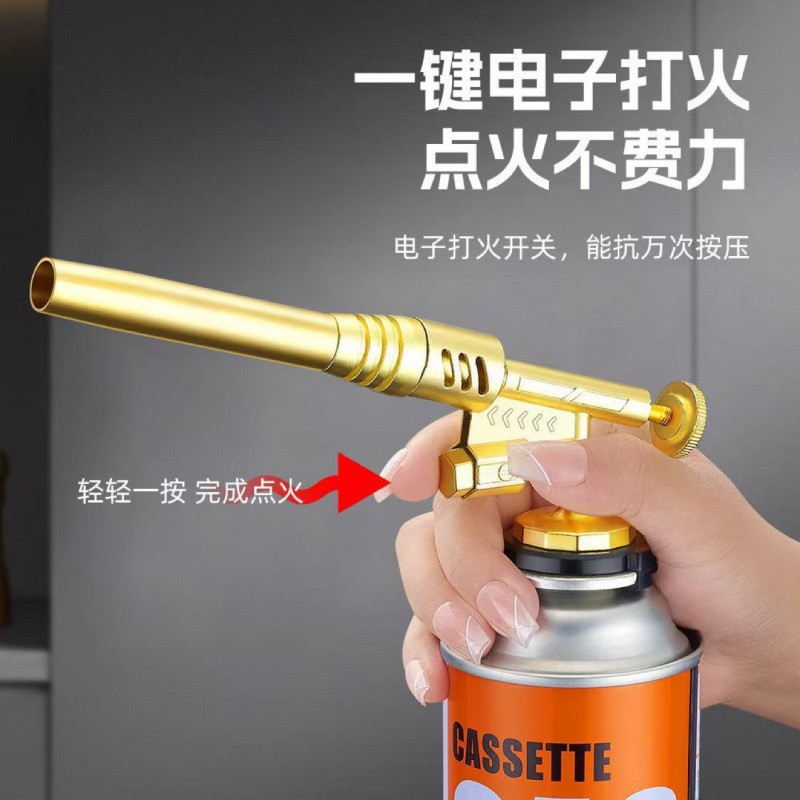 Portable Torch Gun for Burning Pig Hair, Cassette Torch Gun, Barbecue Igniter, Household Torch Gun, Baking Torch Gun