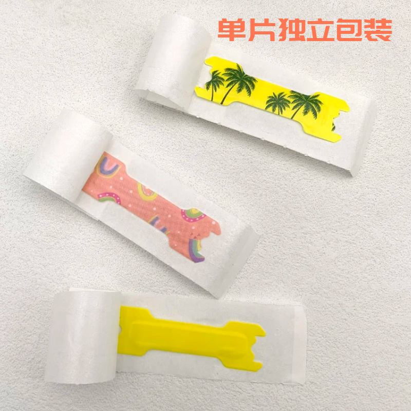 Customized logo cute cartoon anti-snoring patch expansion nasal snoring patch customized large small size black ventilation nasal patch