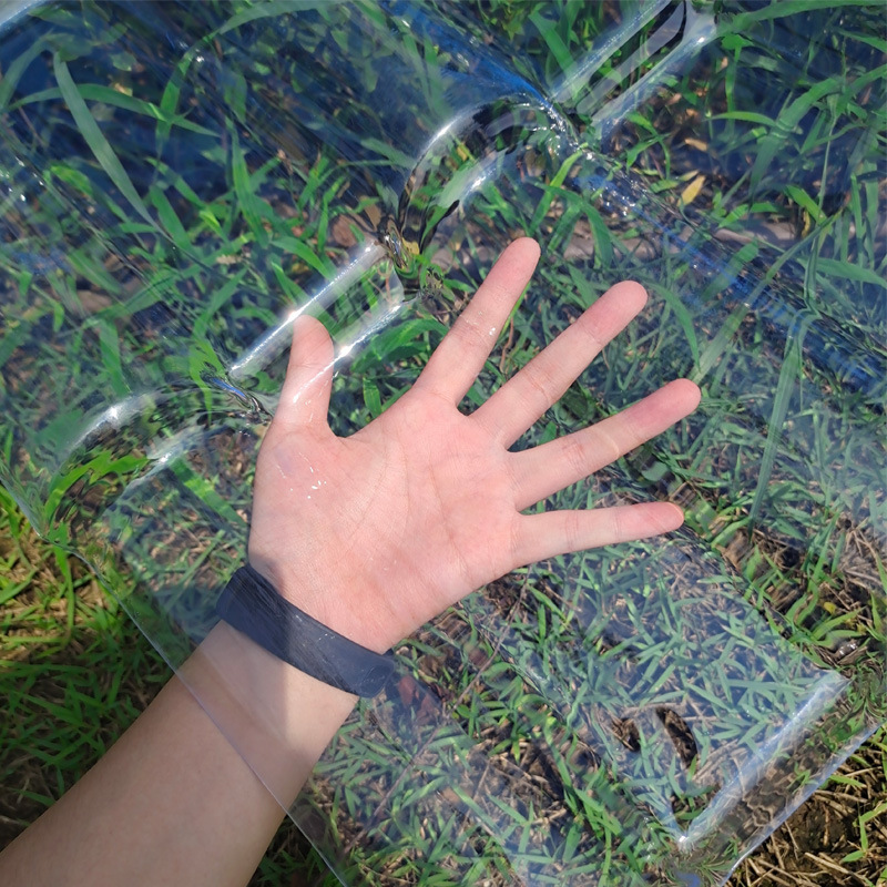 Pc Transparent Tile Thickeneded Bright Tile House Glazed Plastic Tile Balcony Lighting Wave Tile Endurance Board Greenhouse Sun Board