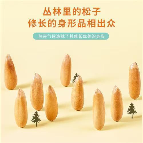 One-Piece Drop-Shipping Popular Snack: Pine Nuts in Bags, Extra Large Pieces, Bulk, Hand-Peeled, Ready-To-Eat Pine Nuts, Casual Nut Snacks
