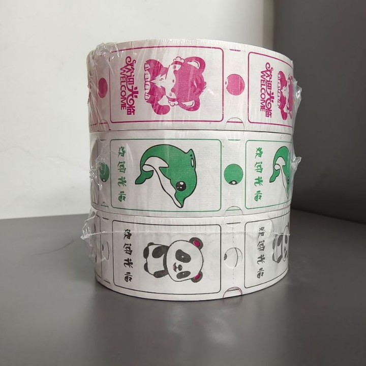 Printable Thermal Roll Paper Lottery Paper for Amusement Park Arcade Games