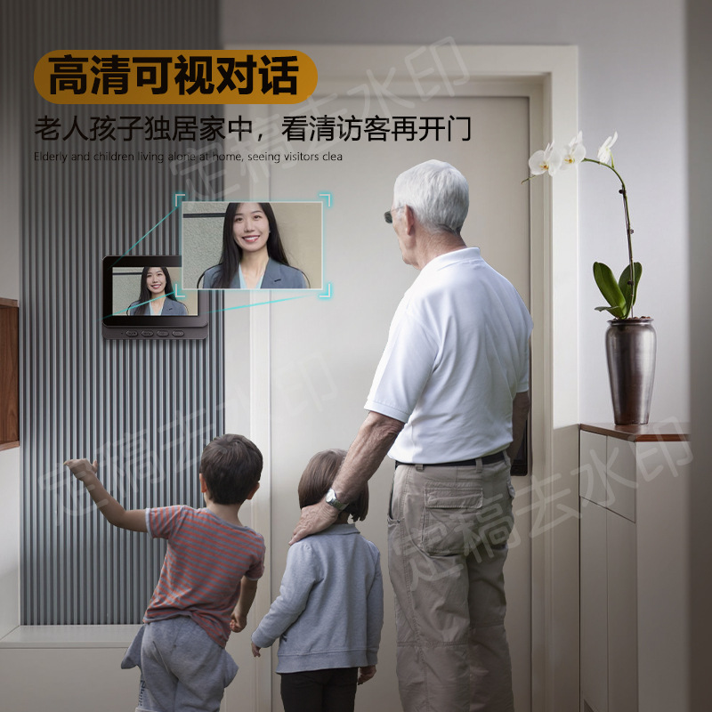 M15S Video Doorbell IP65 Waterproof HD Night Vision Wide Angle Large Power Consumption High Endurance Video Doorbell