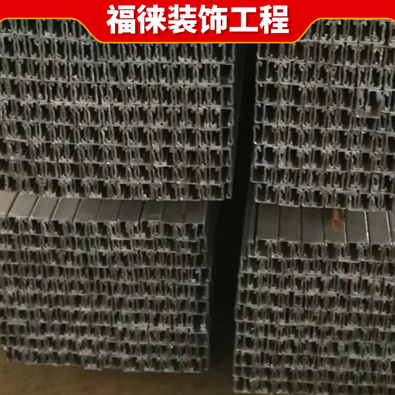 Galvanized C-Shaped Steel, Punched Cold-Bent Purlins Q235B Hot-Dip Galvanized C-Shaped Steel, Various Specifications Can Be Customized