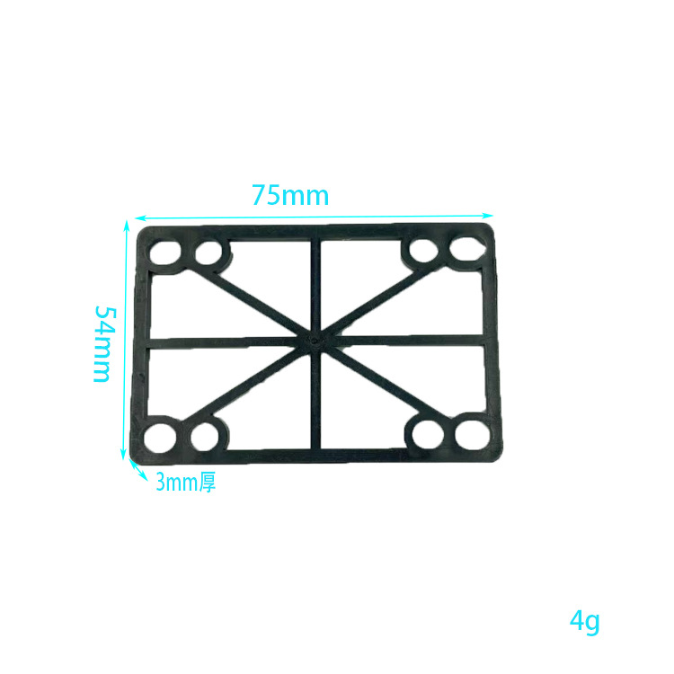 in stock wholesale skateboard gasket sports outdoor skateboard pppu mat skateboard apex accessory pack 12mm skateboard bridge mat