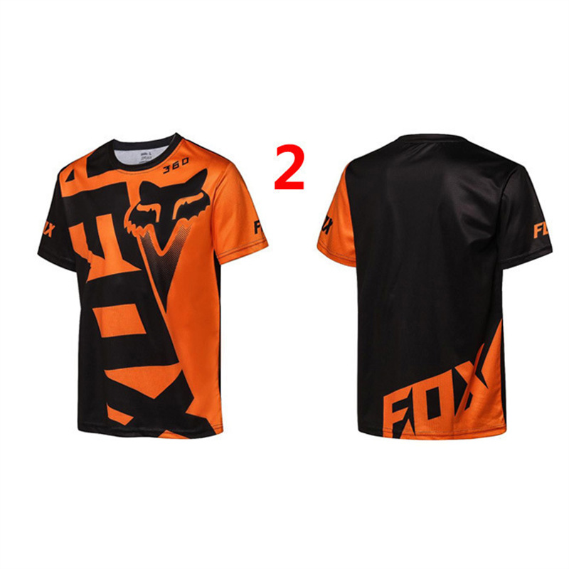 Cross-border Cross-country Racing Suit Short-sleeved T-shirt Quick-drying Top European and American Size Loosen Versatile Handsome