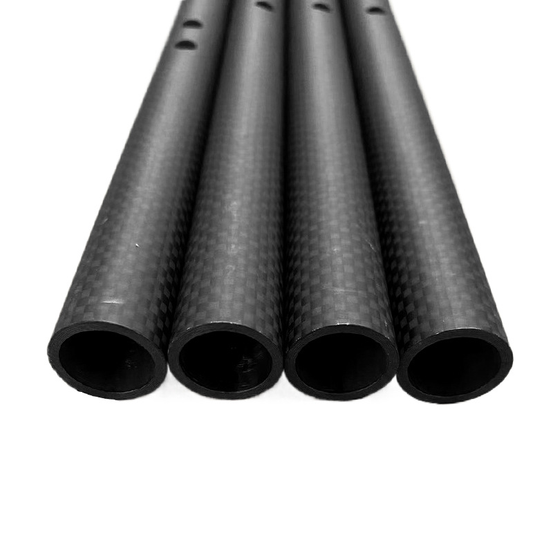 3K Carbon Fiber Tube, High Strength Full Carbon Tube, Telescopic Carbon Fiber Tube, 3-300 Diameter Carbon Fiber Pole