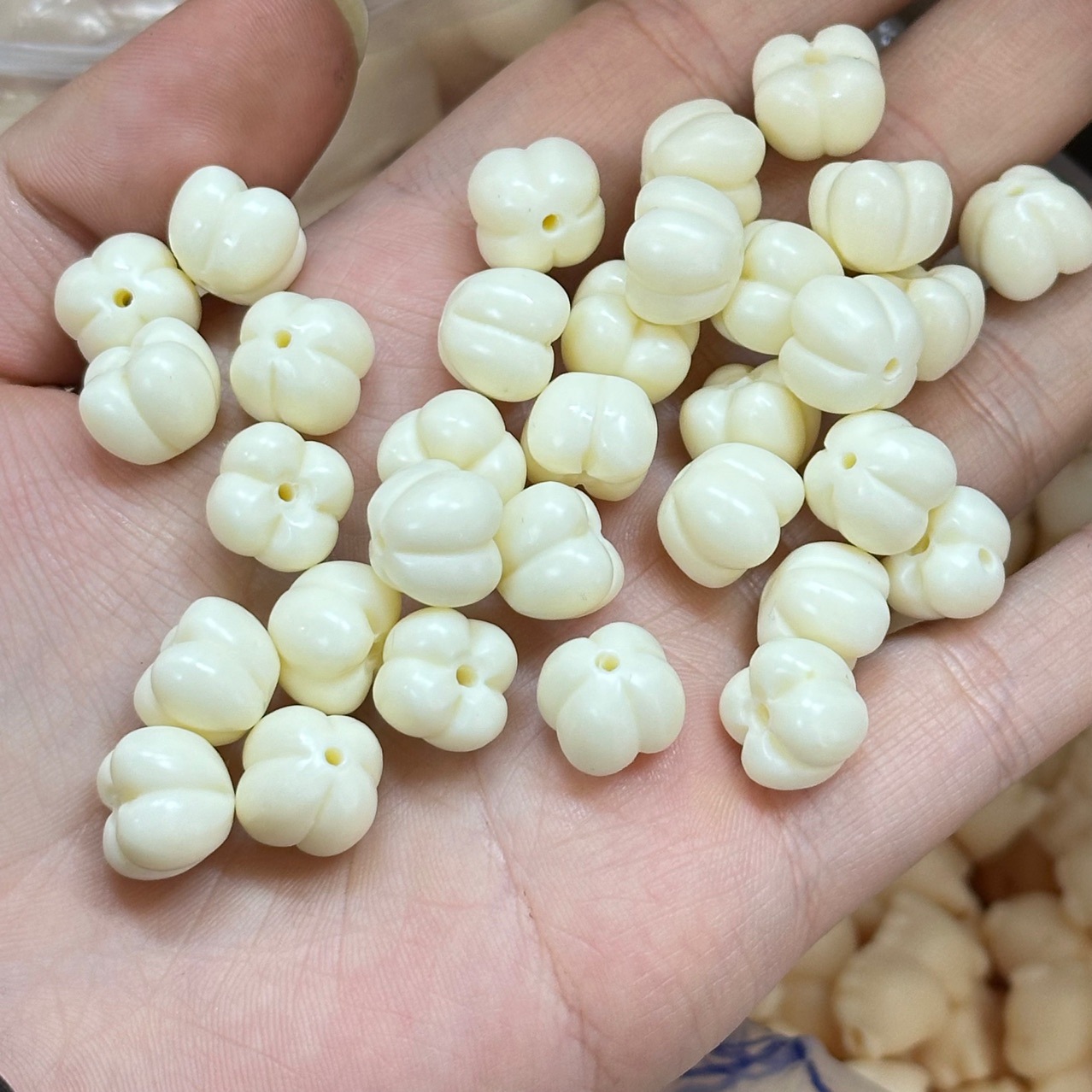 Слоновая кость Фрукт Osmanthus DIY Вэнь Игра Будда Бусины Ювелирные Аксессуары Ручная работа Плетеный браслет