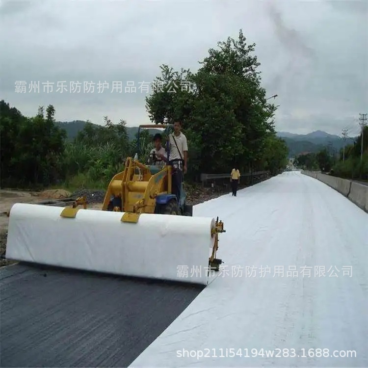 Geotextile Greenhouse Insulation Blanket Pavement Maintenance Drainage Cloth Moisturizing Permeable Engineering Cloth Waste Treatment Filter Cloth