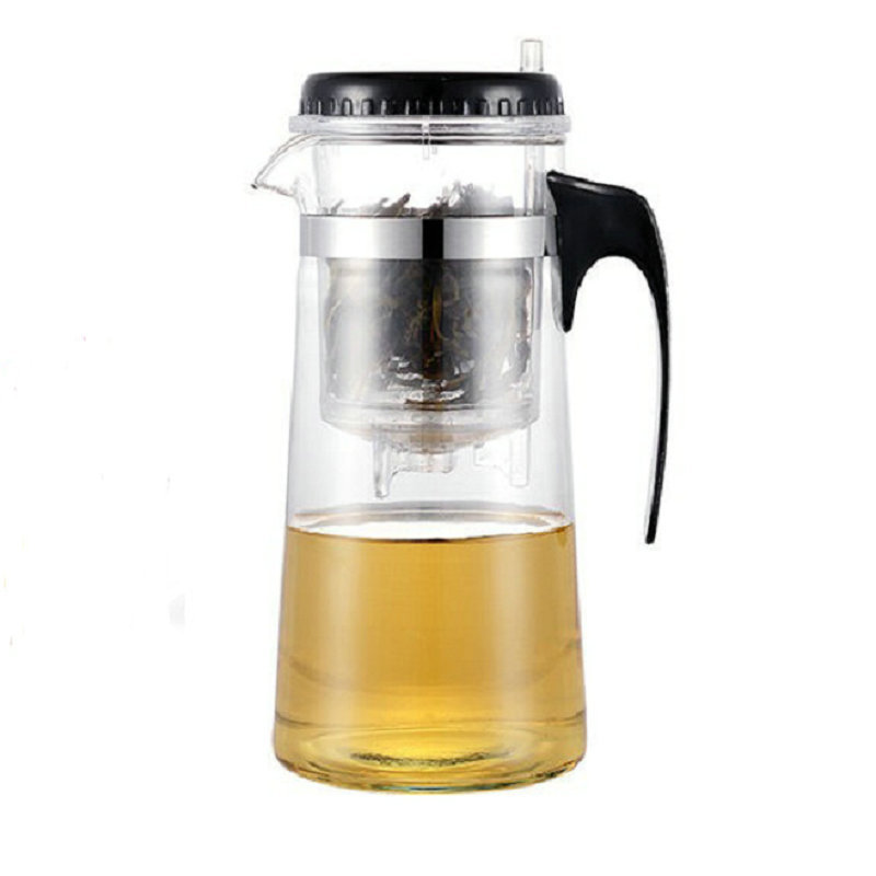 Elegant Cup, Heat-Resistant Glass Tea Set, Tea Maker, Exquisite Cup, Tea Water Separation, Tea Cup, One-Click Filter Teapot