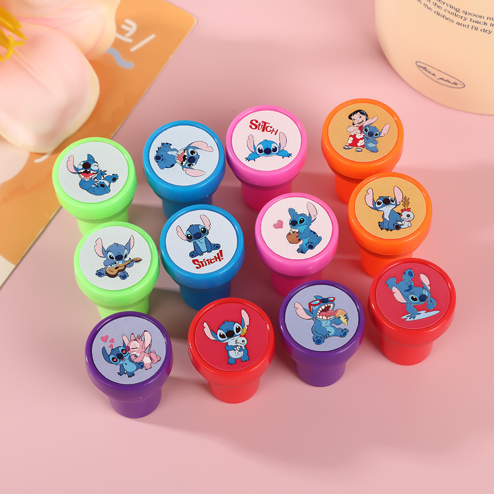 Cross-border stillson animation small stamp children's birthday gift toy stamp star baby cartoon stamp wholesale