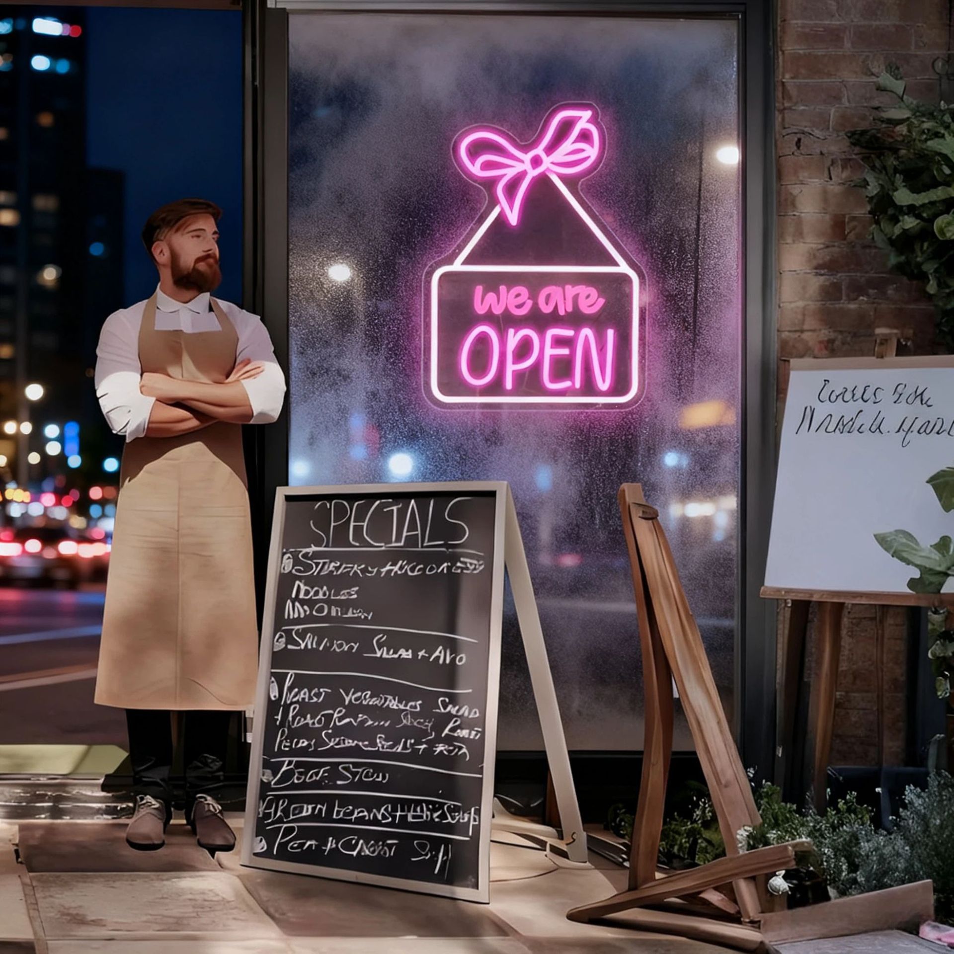 Cross-Border Factory Store Amazon Hot Selling Open Business Sign Neon Sign Business Sign Commercial Advertising Light