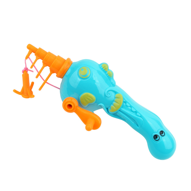 Children's magnetic fishing toys magnet fishing rod square playground commercial magnetic telescopic fishing rod wholesale