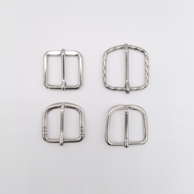 Men's Iron Belt Buckle Pin Buckle Trouser Belt Adjustable Belt Buckle Japanese Buckle with Pin Metal Pressed Line Belt Pin Buckle