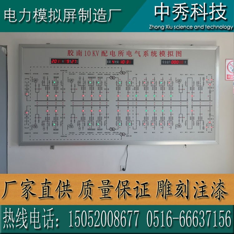 Zhongxiu Subway Railway Power Simulation Screen Mosaic Simulation Screen Photoelectric Display Railway Index Screen Simulation Diagram