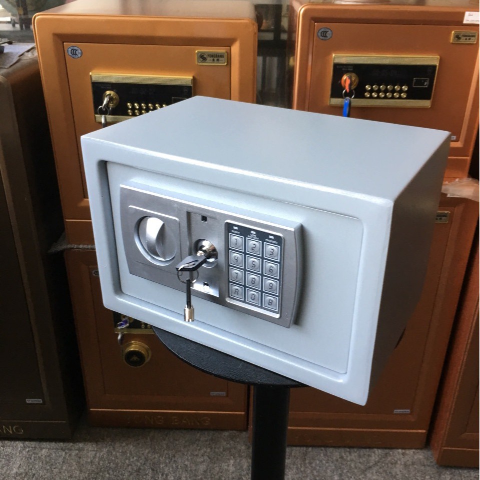 Manufacturer Safe New Fireproof Small All-Steel Private Home Electronic Password Safe Foreign Trade Supply Model