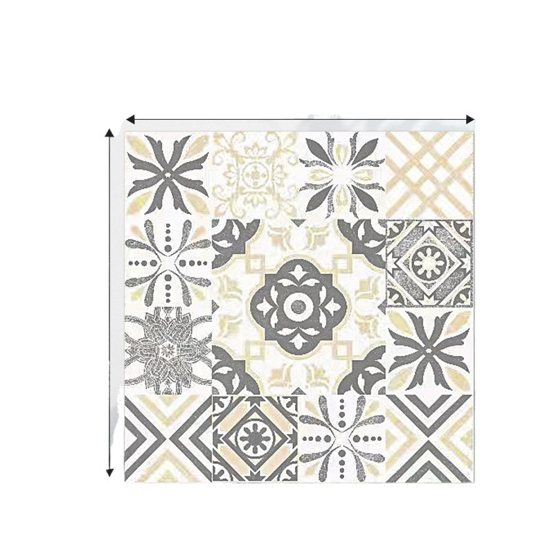 Factory Direct Sales Kitchen Floor Stickers Pvc Thickeneded Self-Adhesive Floor Leather Bathroom Balcony Household Floor Stickers