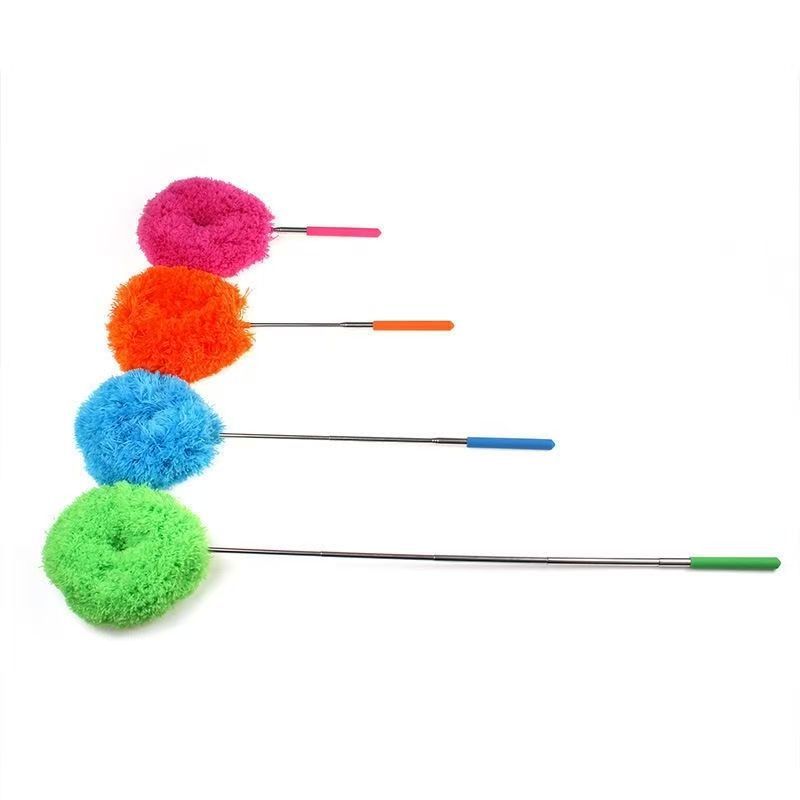 Cross-Border Special Supply of Feather Duster, Dust Removal Duster, Dust Sweeping, Retractable Cleaning Gap Cleaning Duster, Anti-Static