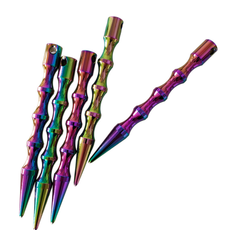 Точеный стильный палка для самообороны, разные цвета, спот 6061 авиационный алюминий, возможность лазерной гравировки логотипа, неограниченный MOQ