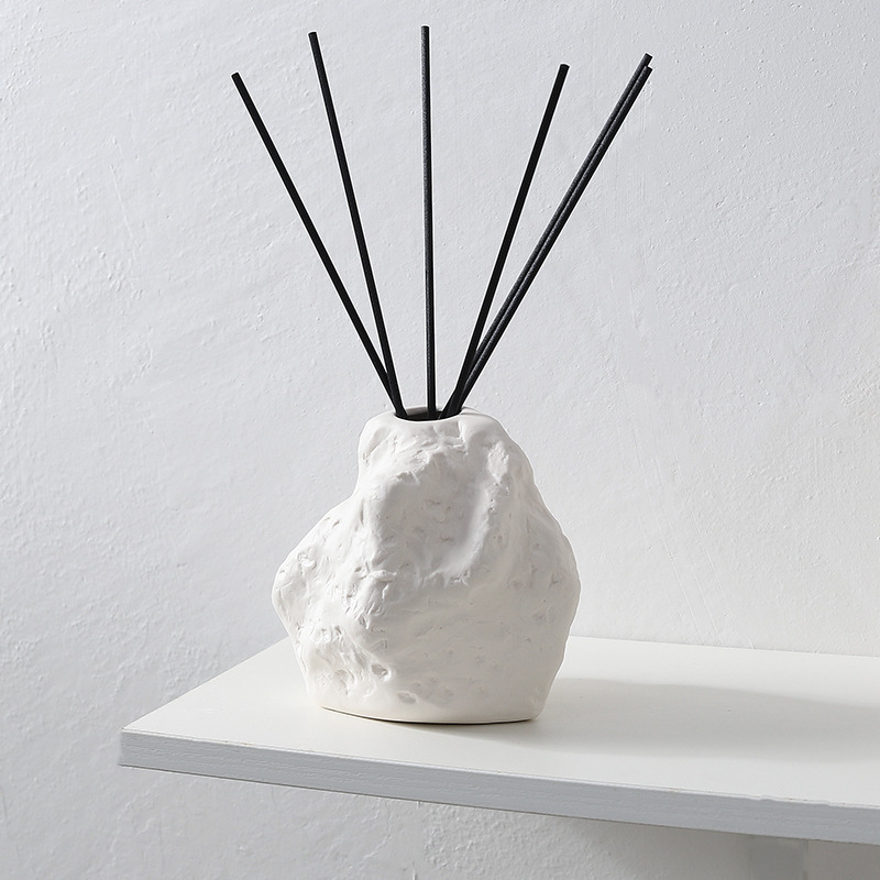 Scandinavian Creative Rock Texture Fire-Free Aromatherapy Bottle High-End Fragrance Volatile Bottle Diffuser Empty Bottle Decoration