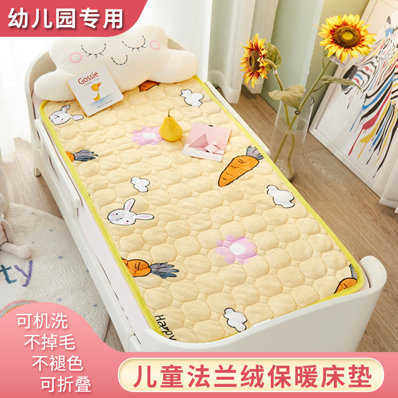 Коврик для детского сада, мультяшный, складной, теплый, стеганый, для сна