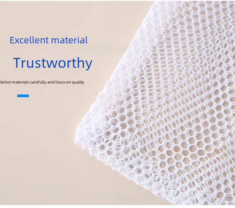 Packaging Bag Polyester Drawstring Mesh Bag Ready-Made Drawstring Mesh Packaging Bag White Mesh Bag Mesh Storage Bag Wholesale