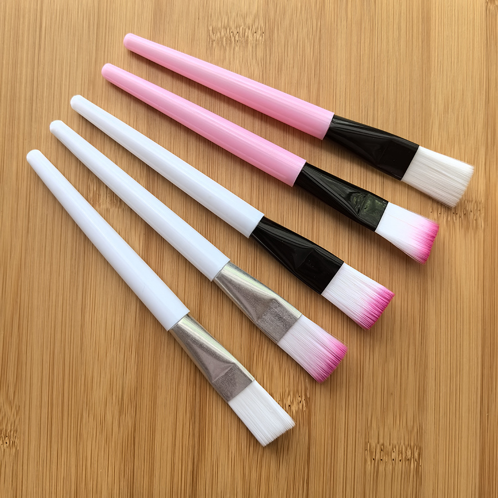 White Rod powder Rod soft hair mask brush silicone mask brush makeup brush beauty brush film brush mask applicator