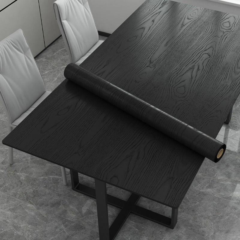 Thickened Wood Grain Sticker Desktop Waterproof, Oil-Proof and Anti-Scalding Self-Adhesive Cabinet Door Table Cabinet Wardrobe Furniture Renovation