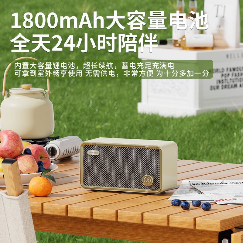 Lenovo Power Ranger F01 беспроводной блютуз динамик домашний настольный удобный ретро деревянный аудио сабвуфер