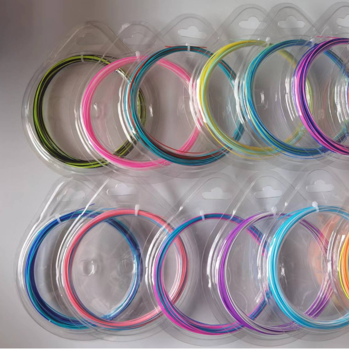 Factory New Wholesale High Elastic Training Nylon Fiber Badminton Racket String Nylon Badminton Racket Replacement String