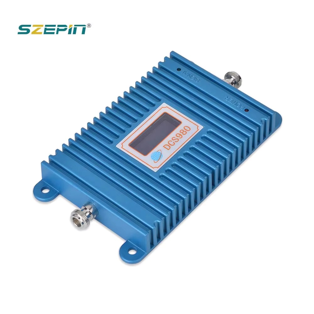 High Quality High Power Lte4G 1800 Megahertz Mobile Phone Repeater Dcs980 Mobile Phone Blue Signal Amplifier