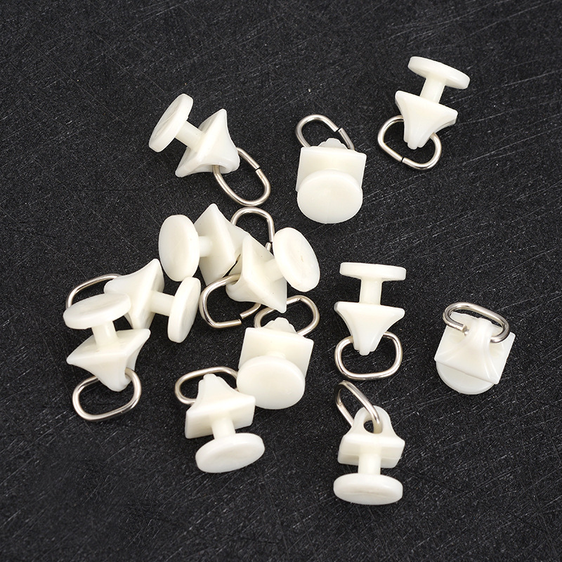 Home curtain track friction pulley Universal straight rail track hoist Square luxury ingot pulley curtain accessories