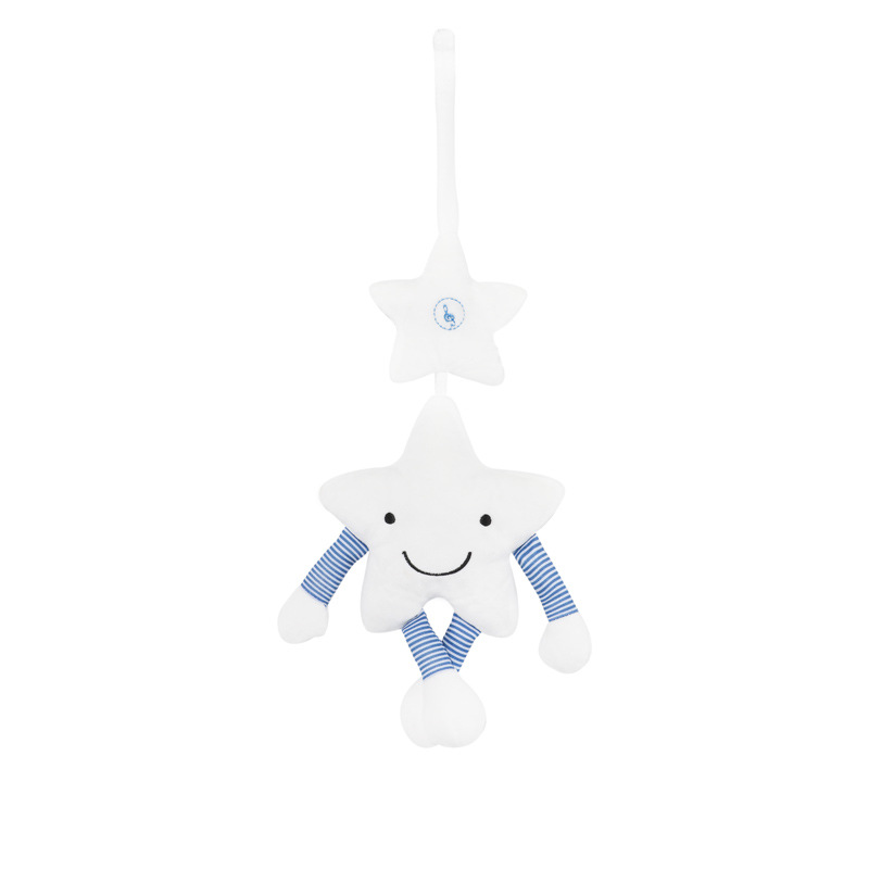 Baby toy five-pointed star cloud music wind chime pendant sound toy car hanging bed hanging companion toy wholesale