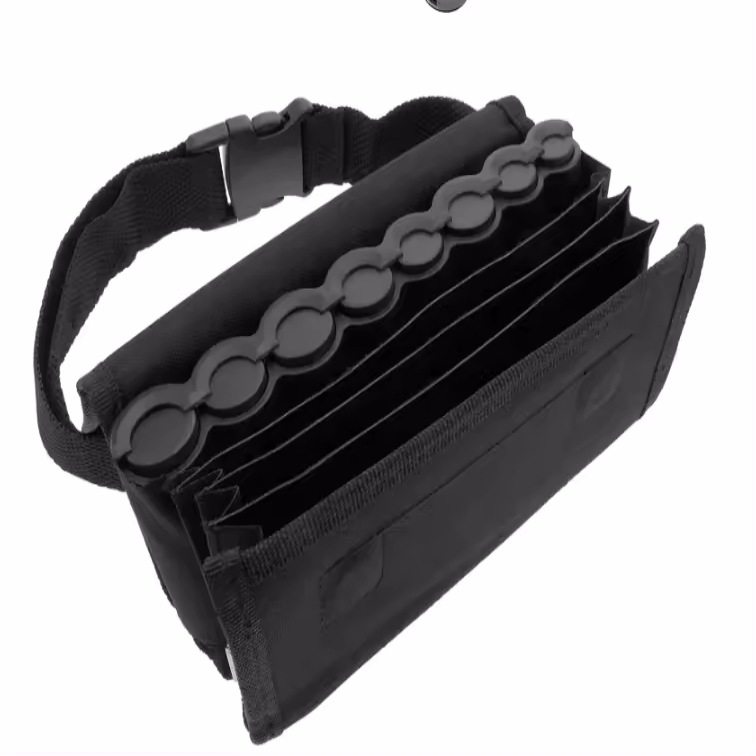 Portable euro storage box coin bag European Union paper money horizontal hanging waist bag coin holder coin separator can wallet