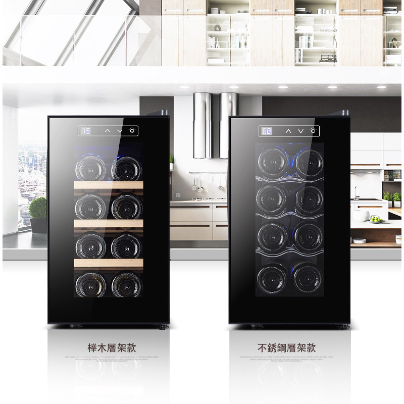 Laptini cross-border e-commerce special contribution 8 bottles of constant temperature electronic red wine cabinet household small wine cabinet factory wholesale