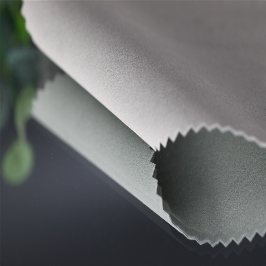 Двусторонний бархатный оптовый флок, упаковка для ювелирных изделий, серый подклад, бархатная ткань, опциональная самоклеящаяся бархатная ткань