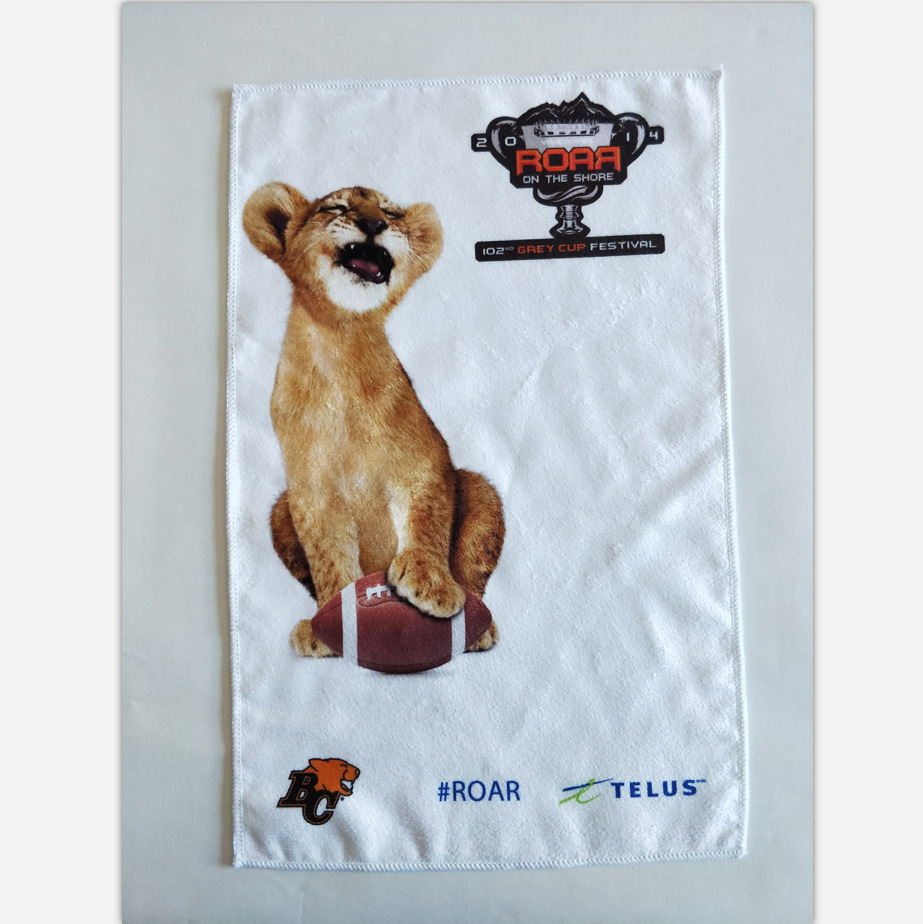 Индивидуальное быстрое впитывающее полотенце с двусторонней печатью, специальной формы, микрофибровое