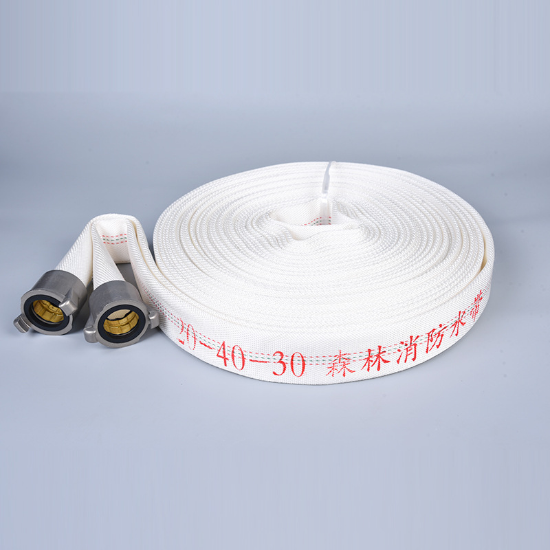 Fire Hose Water Spray Polyurethane Lined Fire Hose 13-65- 20m Polyester Filament Fire Hose
