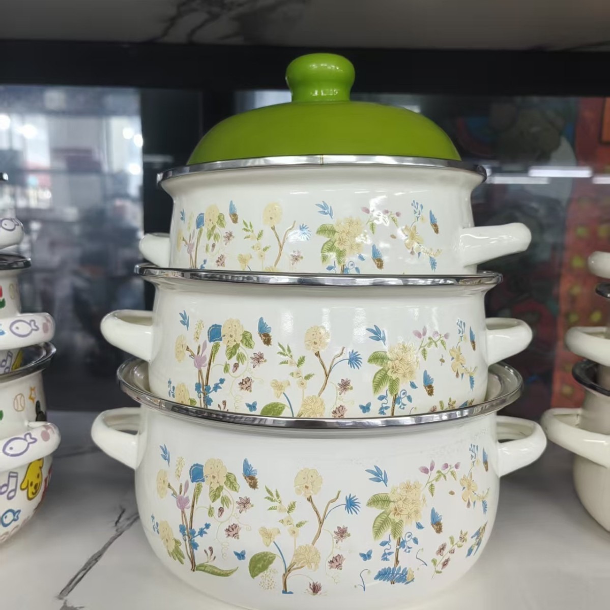 Enamel Pot for Foreign Trade, Stew Pot, Stew Cup, Casserole, Soup Pot, Braising Pot, Milk Pot, Non-Stick Pot, Induction Cooker Cooking Pot, Enamel Pot for Home Use