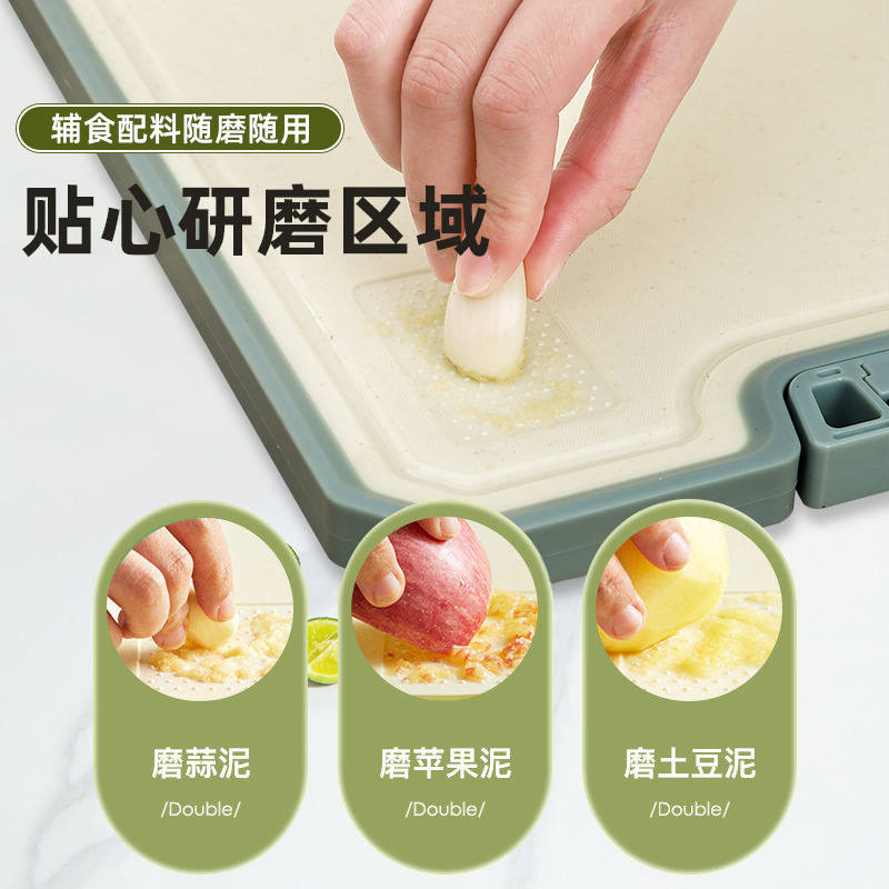 304 Stainless Steel Antibacterial Cutting Board Food Grade Whetstone Cutting Board Home Kitchen Cutting Board Plastic Chopping Board Wholesale