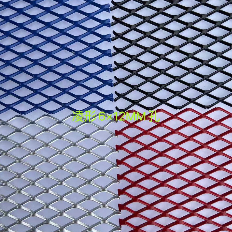 Сетка для охлаждения автомобиля средняя 6 * 12 мм алмазная модифицированная большая окруженная сетка для выхода воздуха из алюминиевого сплава