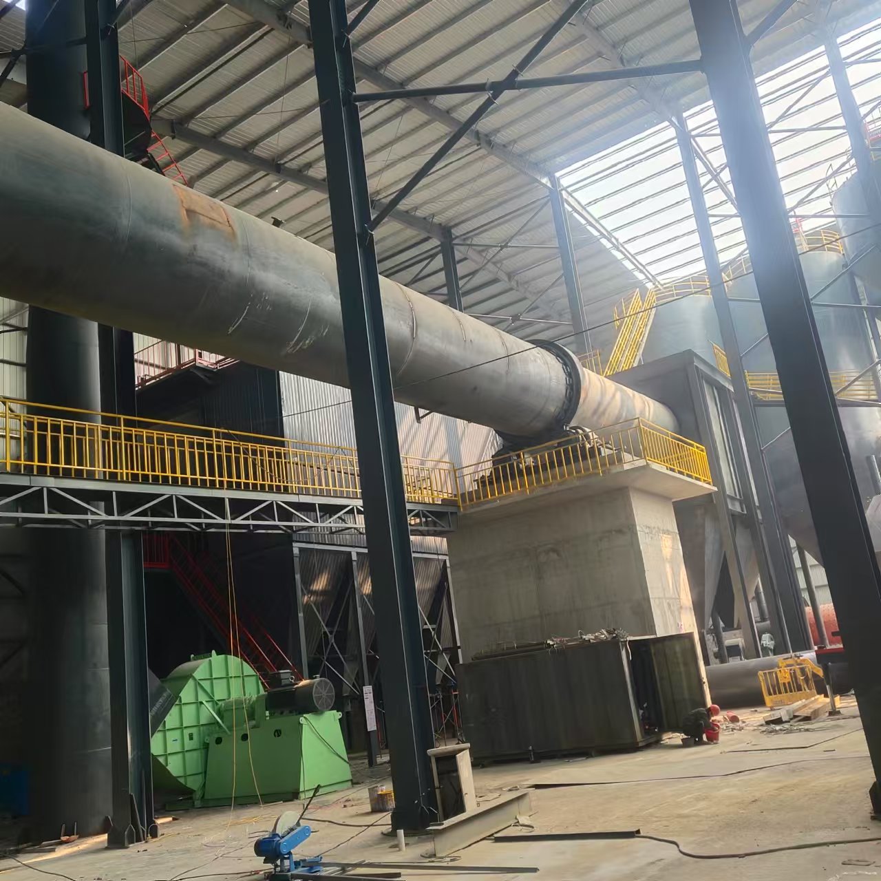 Active Lime Calcination Rotary Kiln Aluminum Ash Calcination Calcium Aluminate Refining Slag Cement Sludge Slag Calcination Equipment