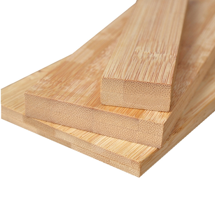 Flat Bamboo Board Carbonized Flat-Pressed Bamboo Board 4-30mm Bamboo Box Crafts Material Non-Cracking Environmentally Friendly Building Materials