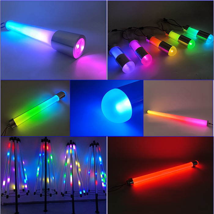 Mai Jazz Dc24V Low Voltage 5050 Double Panel Magic Light with 360 Degree Luminous Full Color Led Colorful Cloud Tube